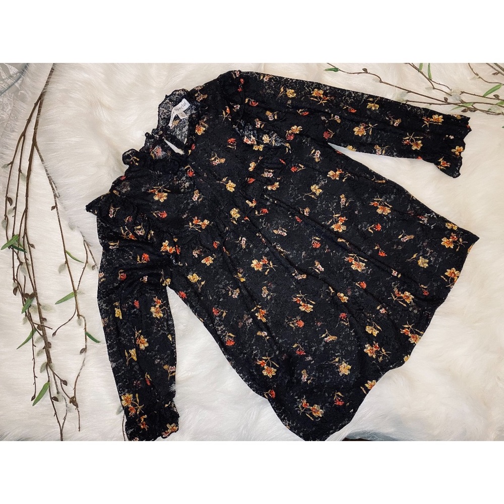Daily Special lace collar blouse